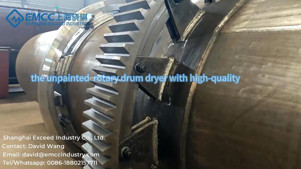 Rotary drum dryer of EMCC is high quality.