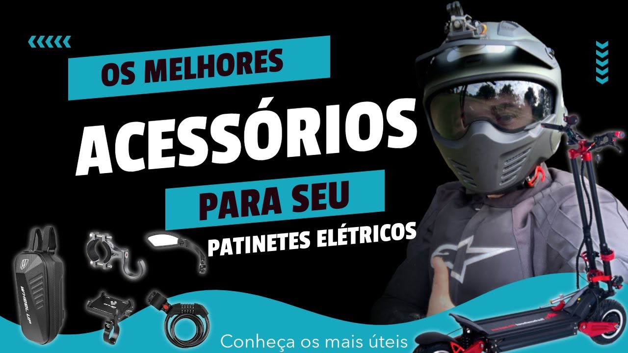 ✅[INCRÍVEL] OS MELHORES ACESSÓRIOS PARA PATINETES ELÉTRICOS | Conheça Os Mais Úteis
