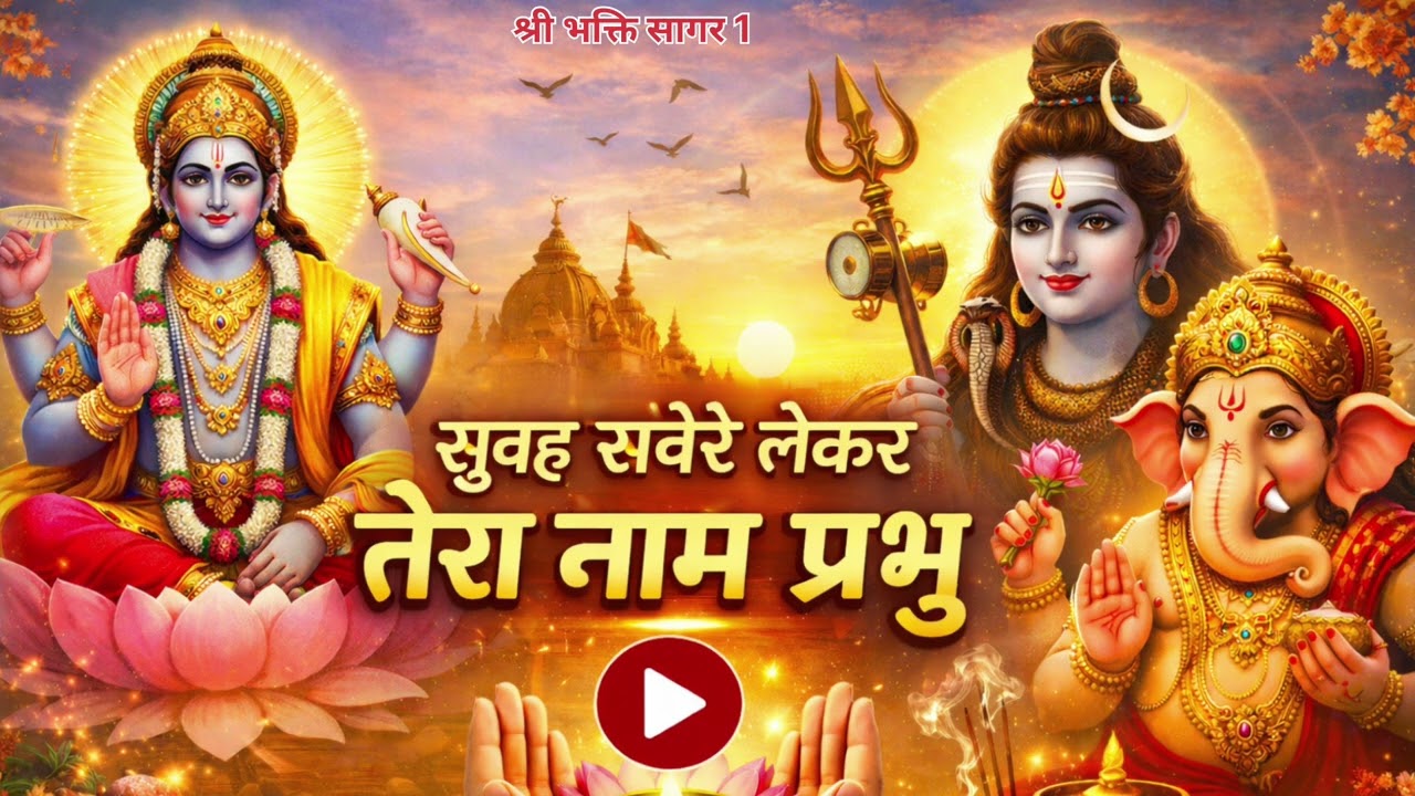 सुबह सवेरे लेकर तेरा नाम प्रभु | Morning Devotional Bhajan | New Bhakti Song