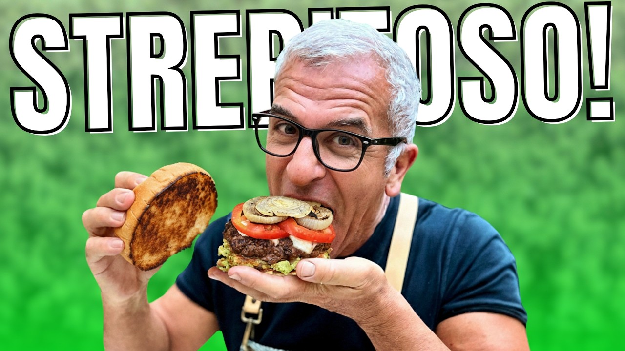 Panino ECCEZIONALE con Hamburger fatto in casa al coltello - Ricetta di Chef Max Mariola
