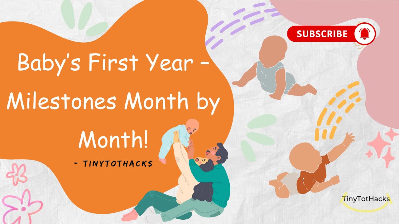Baby Milestone Video Month by Month | 0-12 Months Growth, Development & First Year Journey