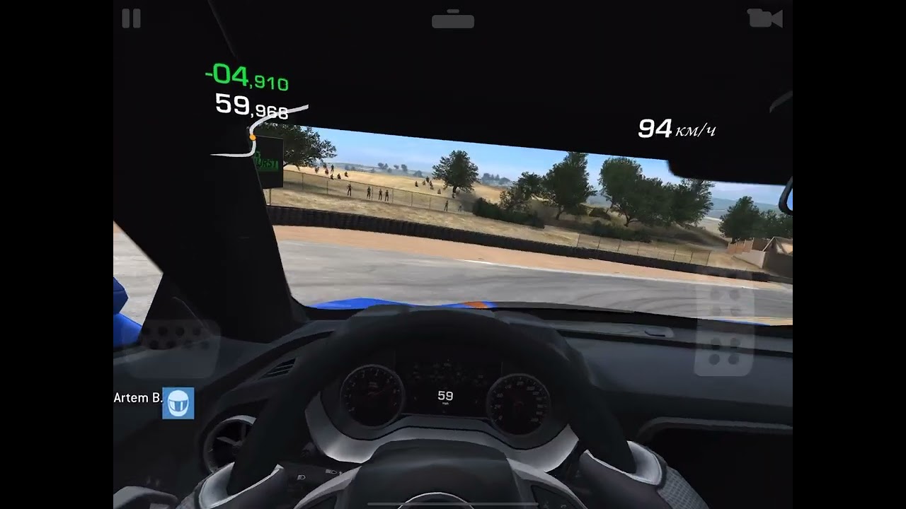Real racing 3 - CHEVROLET CAMARO SS (2017). Шлифует как не нормальная.