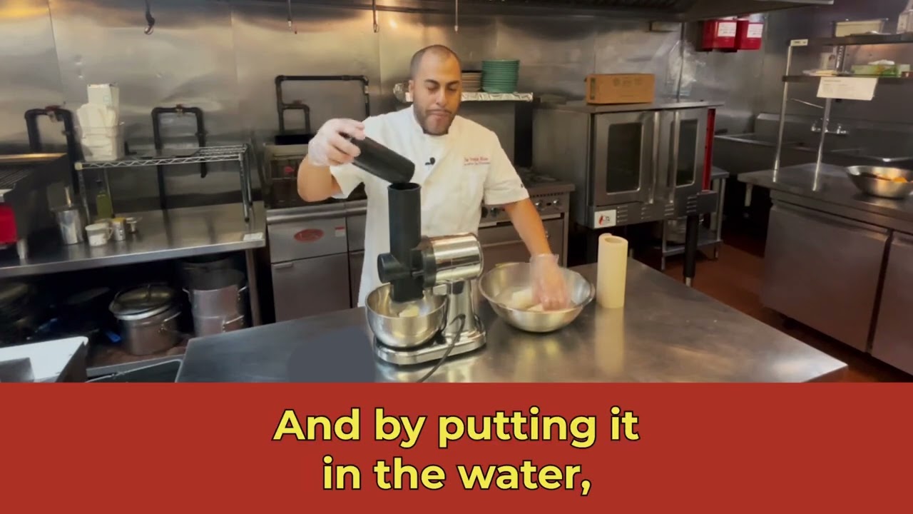 How to grate cassava or yuca