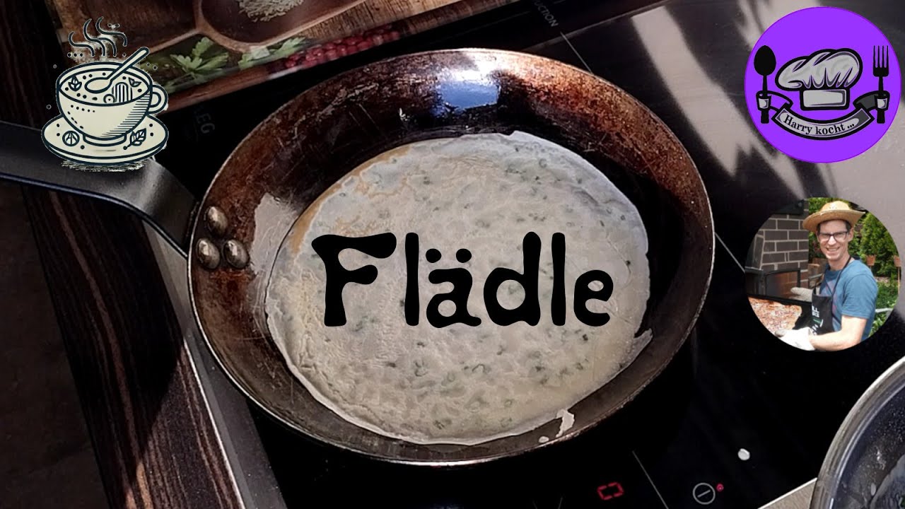 Flädle als Suppeneinlage