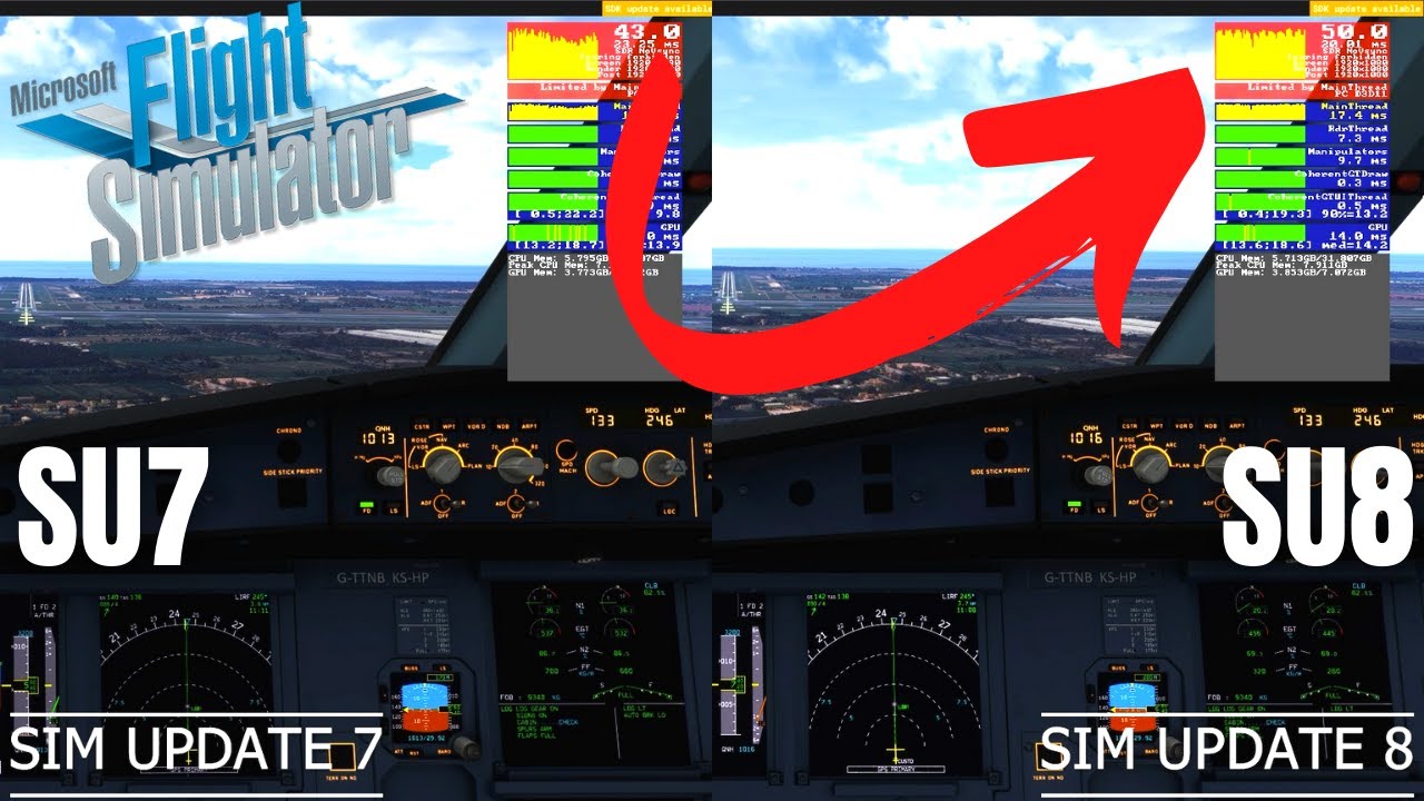 SIM UPDATE 8 RELEASED ► DETAILED PERFORMANCE TEST! | MICROSOFT FLIGHT SIMULATOR 2020 [2022]