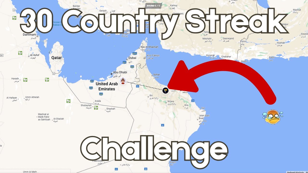 30 Country Streak Challenge (GeoGuessr)