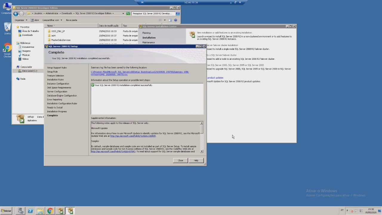 Como configurar SQL 2008 na VPS (MuOnline)