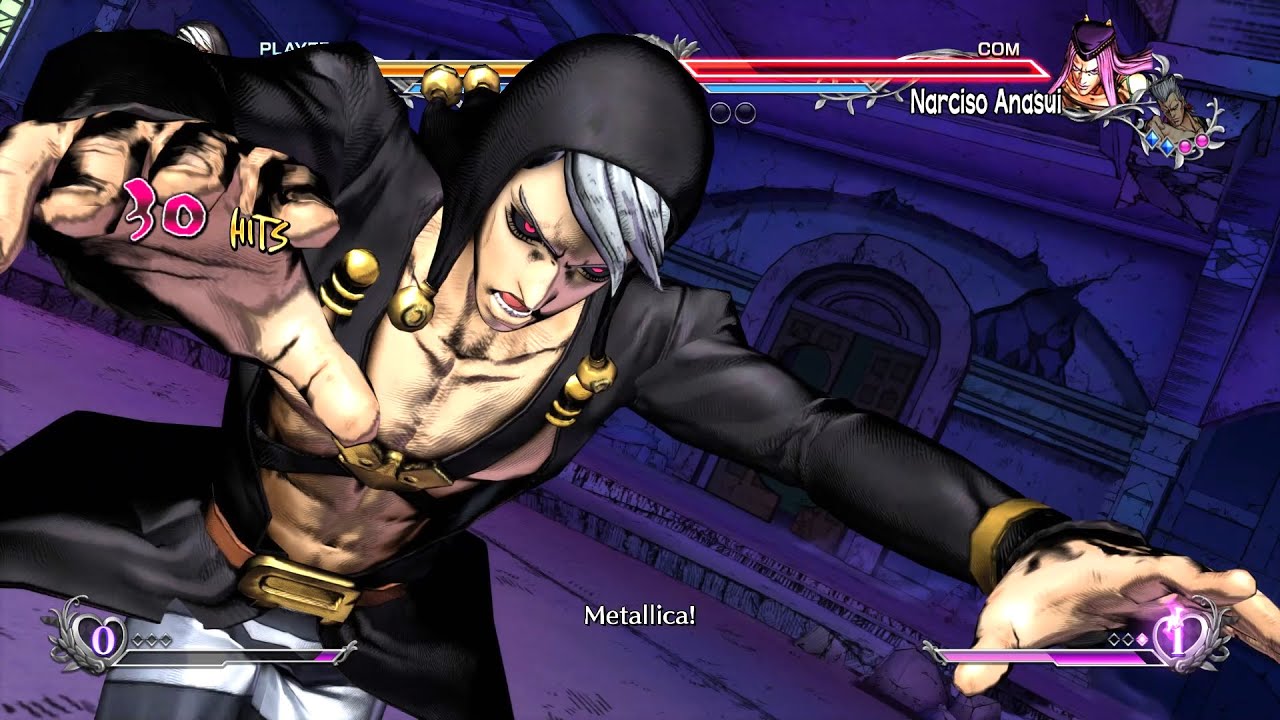 Jojo's Bizarre Adventure: All Star Battle R - Risotto Arcade Mode - PC Gameplay (No commentary)