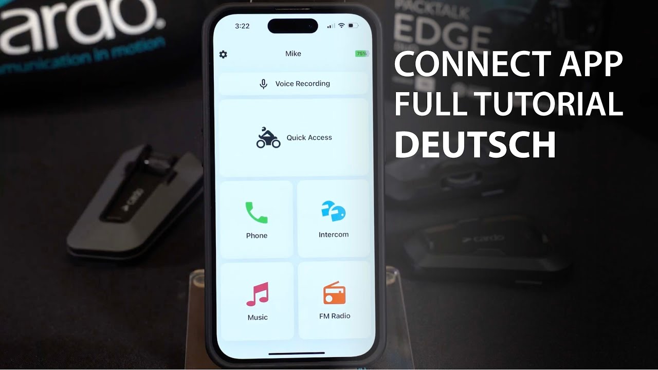 Cardo Connect App // Full Tutorial Deutsch