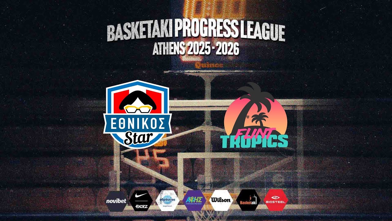 Basketaki The League - Campeon Εθνικός Star Vs Flint Tropics (01/03/2026)