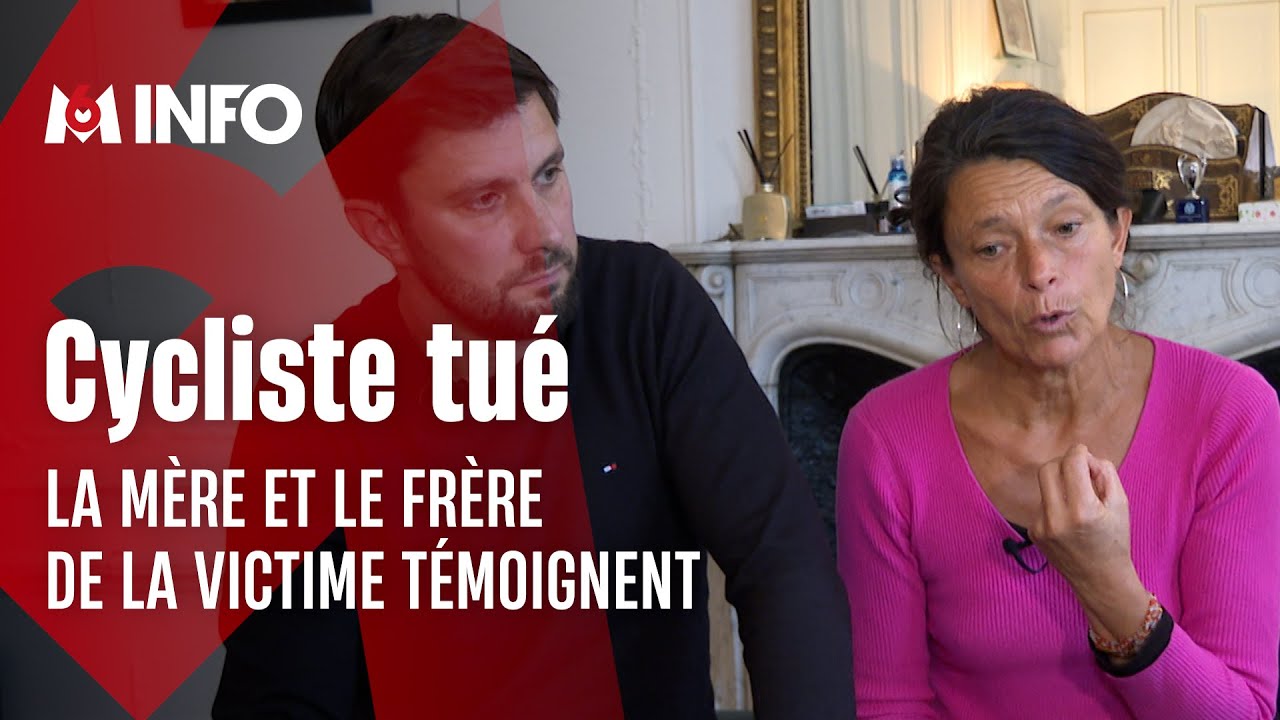 Cycliste tué : la mère et le frère de Paul Varry témoignent