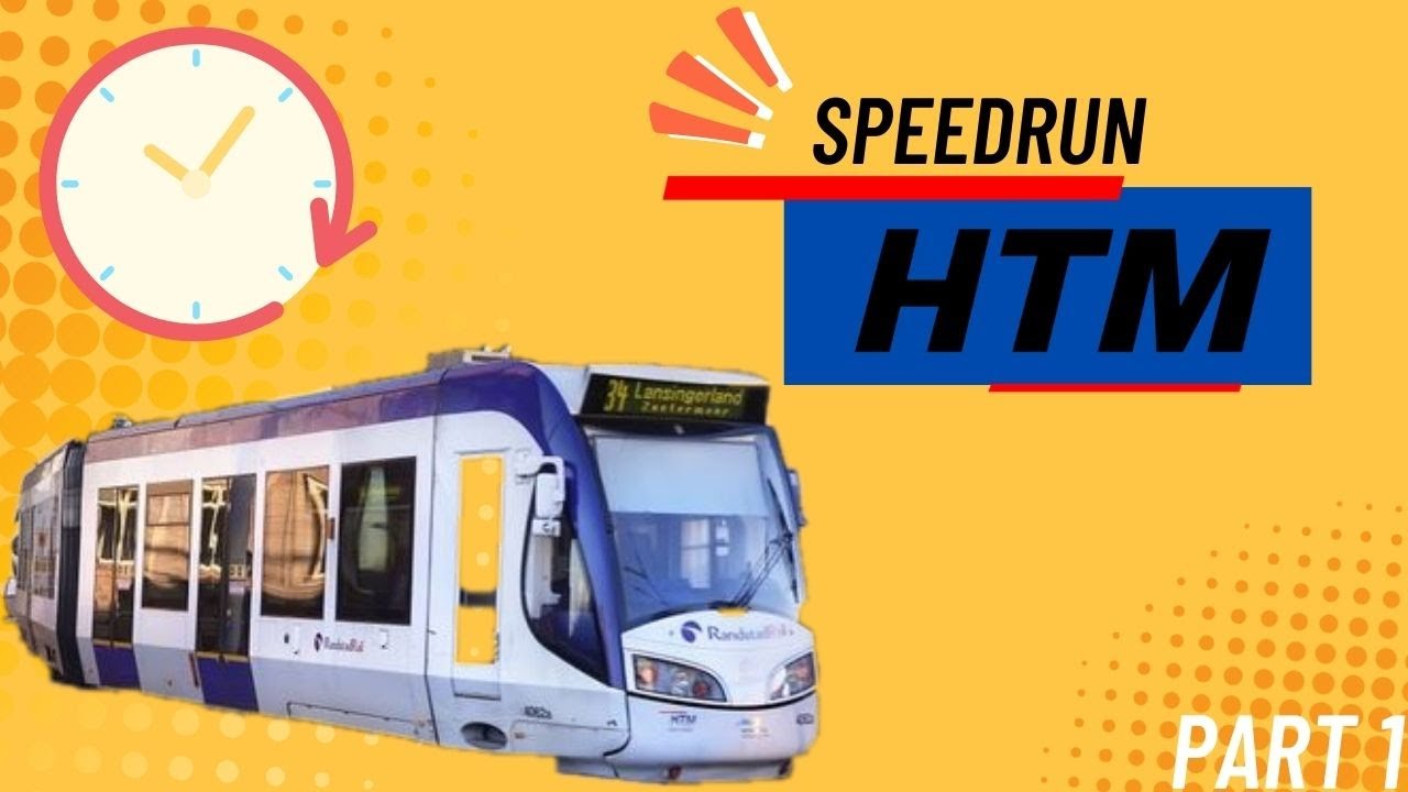 Speedrun HTM Tram Network The Hague | Den Haag Part 1