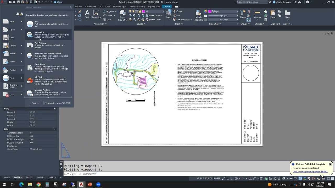 Построение чертежей в AutoCAD