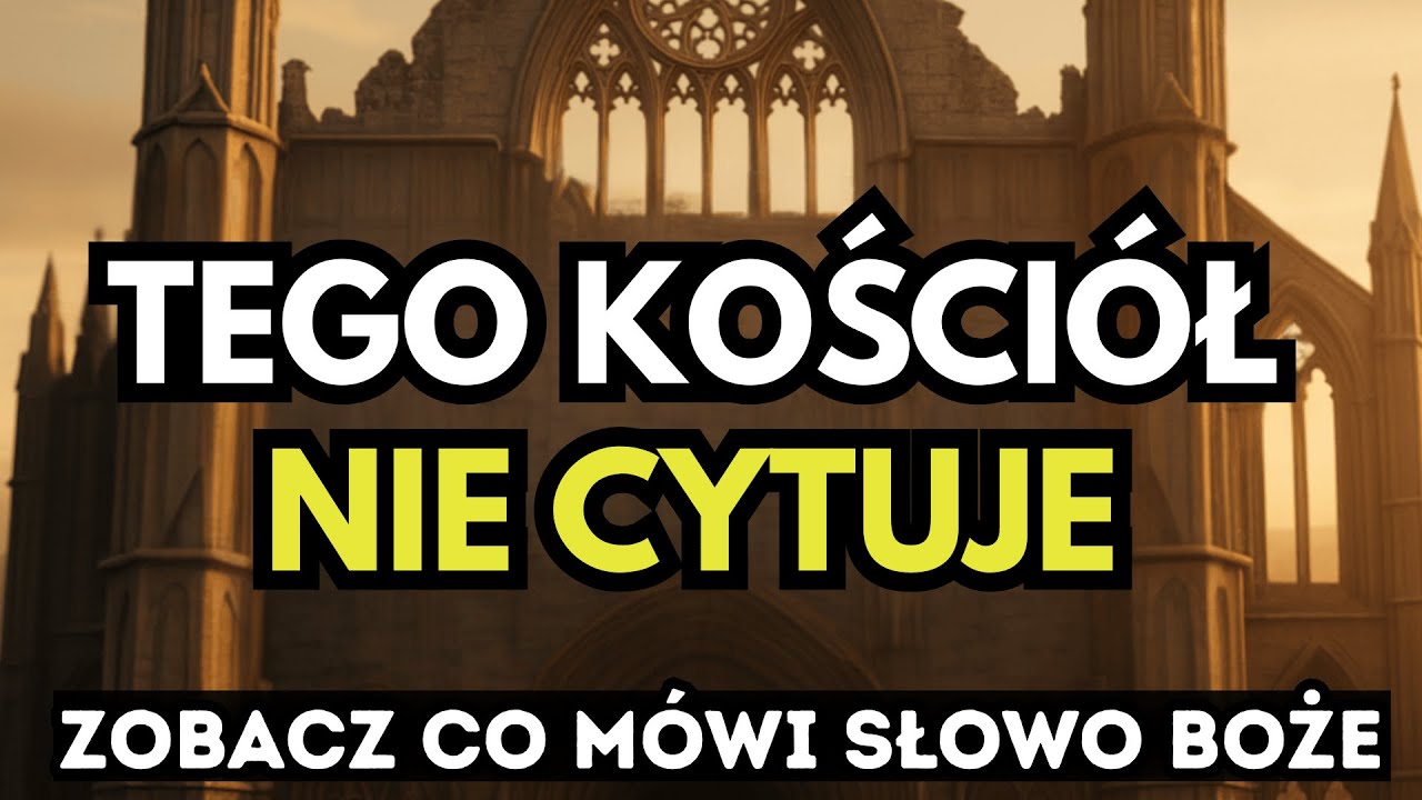 To Jedno Zdanie Jezusa Niszczy Całą Tradycję Kościelną