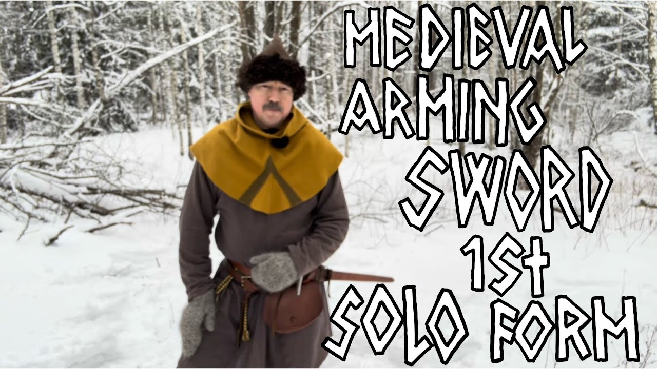 Medieval Arming sword first solo form (revisited with cut timing variants)