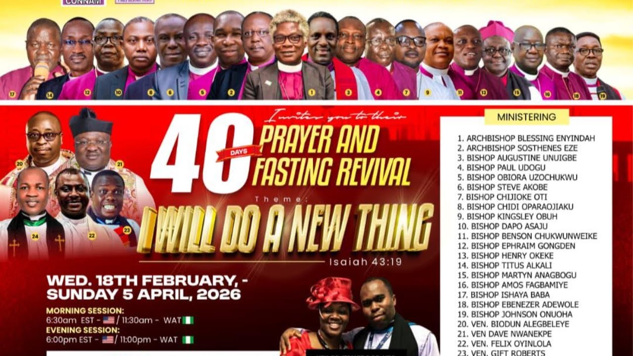 40 Days Fasting and Prayer | Evening Session Day 9