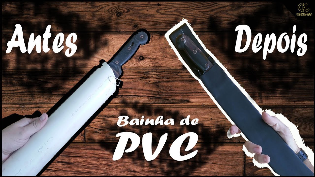 COMO FAZER UMA BAINHA DE PVC FÁCIL E RÁPIDO | CR ep