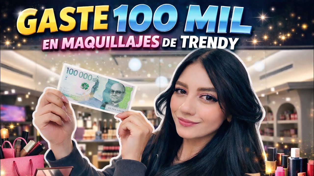 🛍️💋 GASTÉ 100 MIL PESOS EN MAQUILLAJE DE TRENDY 👠✨ / SOFFIE🫀