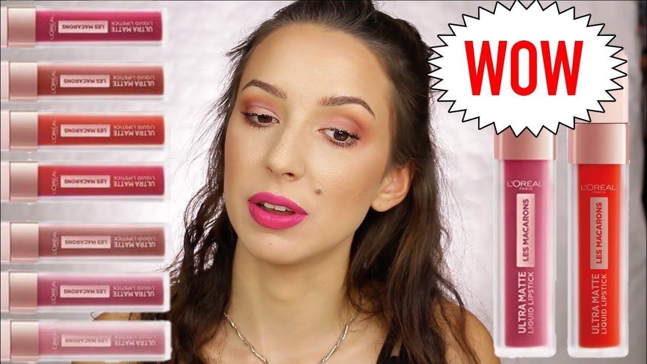 METTO ALLA PROVA QUESTI NUOVI ROSSETTI LIQUIDI! L'OREAL LES MACARONS