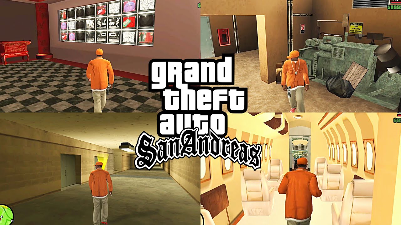 GTA San Andreas Enterable Hidden Interiors in Las Venturas + Brawl at the Four Dragons Casino Office