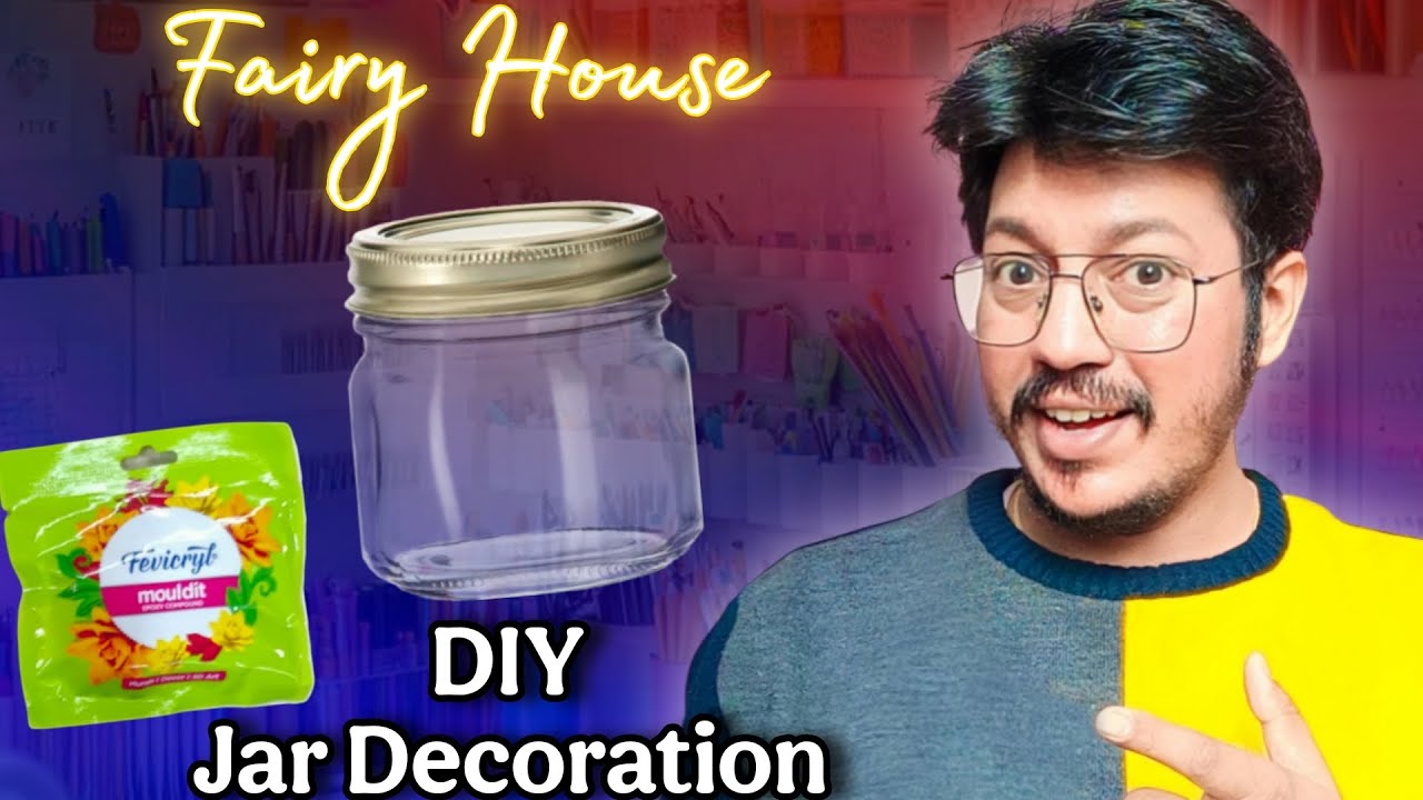 Unique Fairy House Glass Jar Decoration | Best Out Of Waste Ideas | DIY Glass Jar