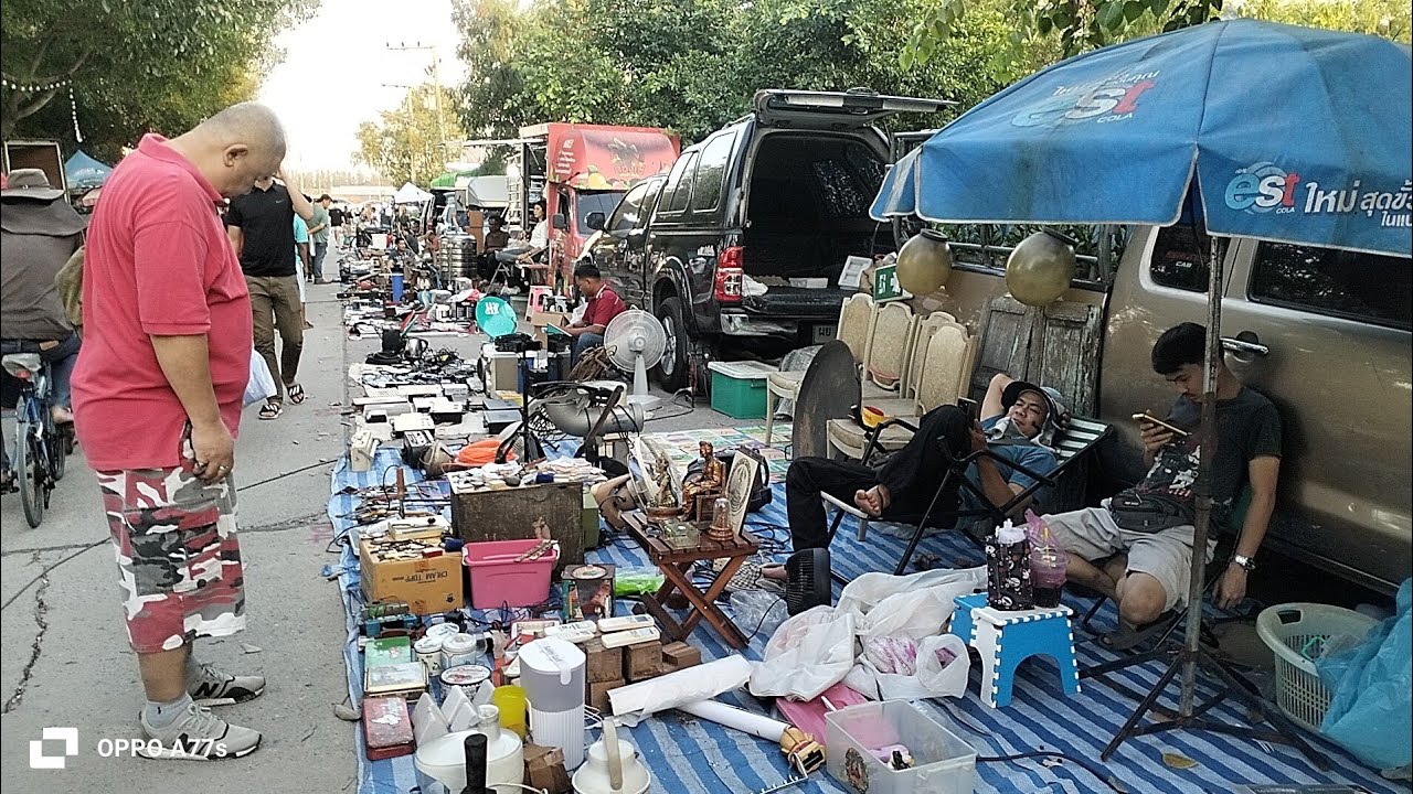 ตลาดนัดคลองถมตลาดไท #ตลาดนัดมือสองที่ใหญ่ที่สุดในย่านปทุมธานี #ของเก่า #ของเก่าสะสม #อะไหล่รถ