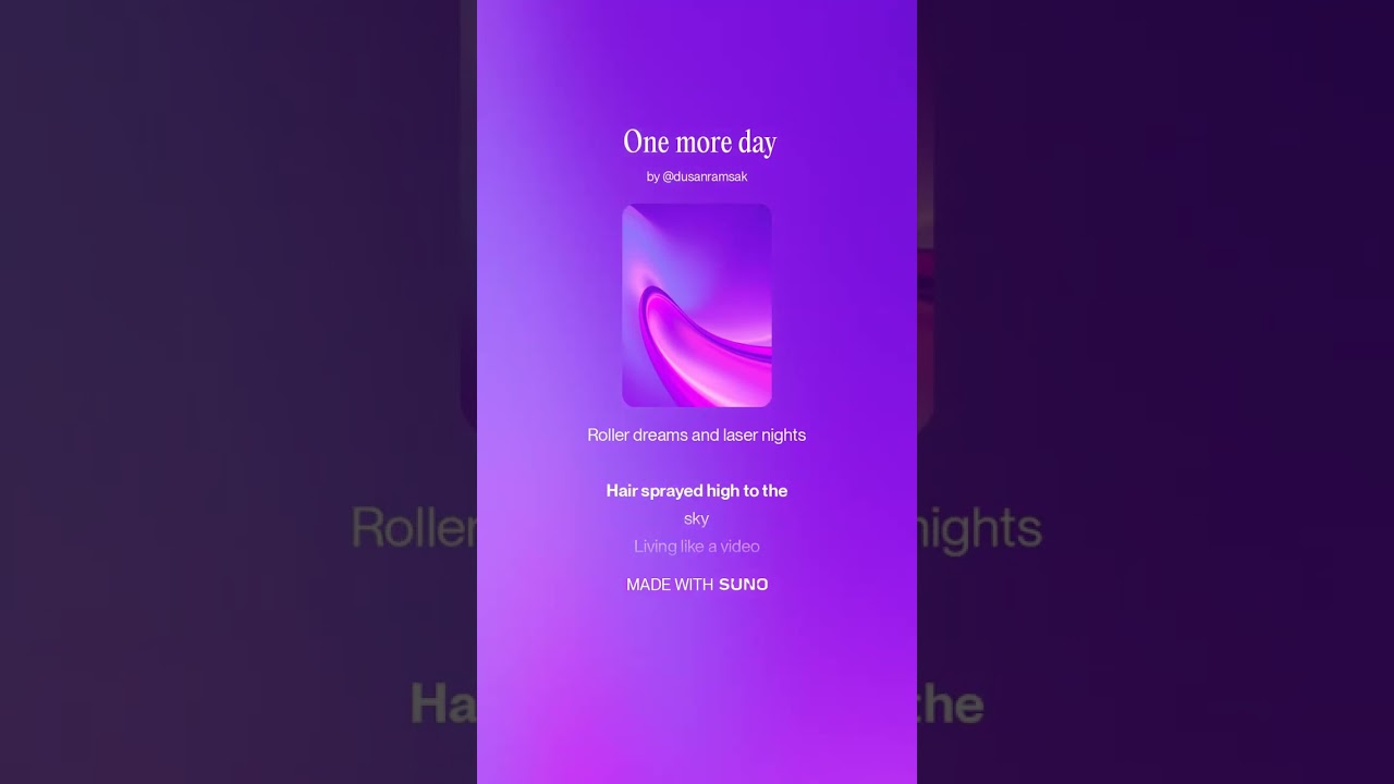 One more day