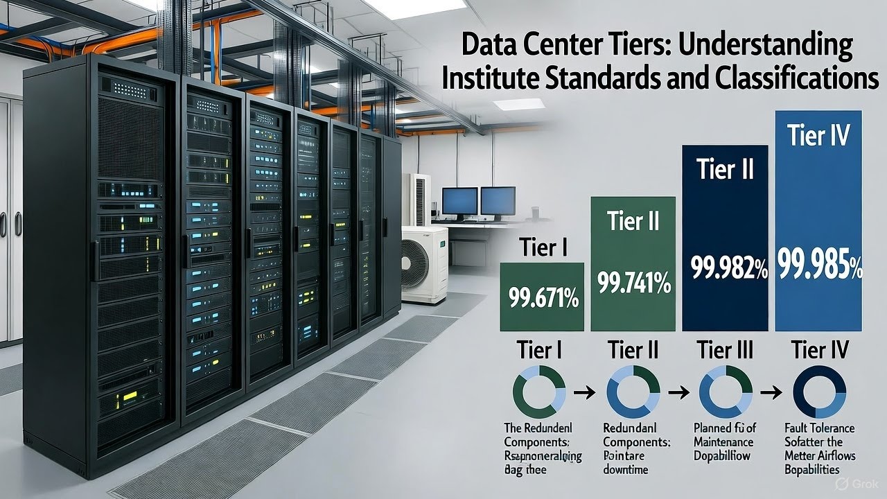 Data Center Tiers: Understanding Uptime Institute Standards and Classifications.