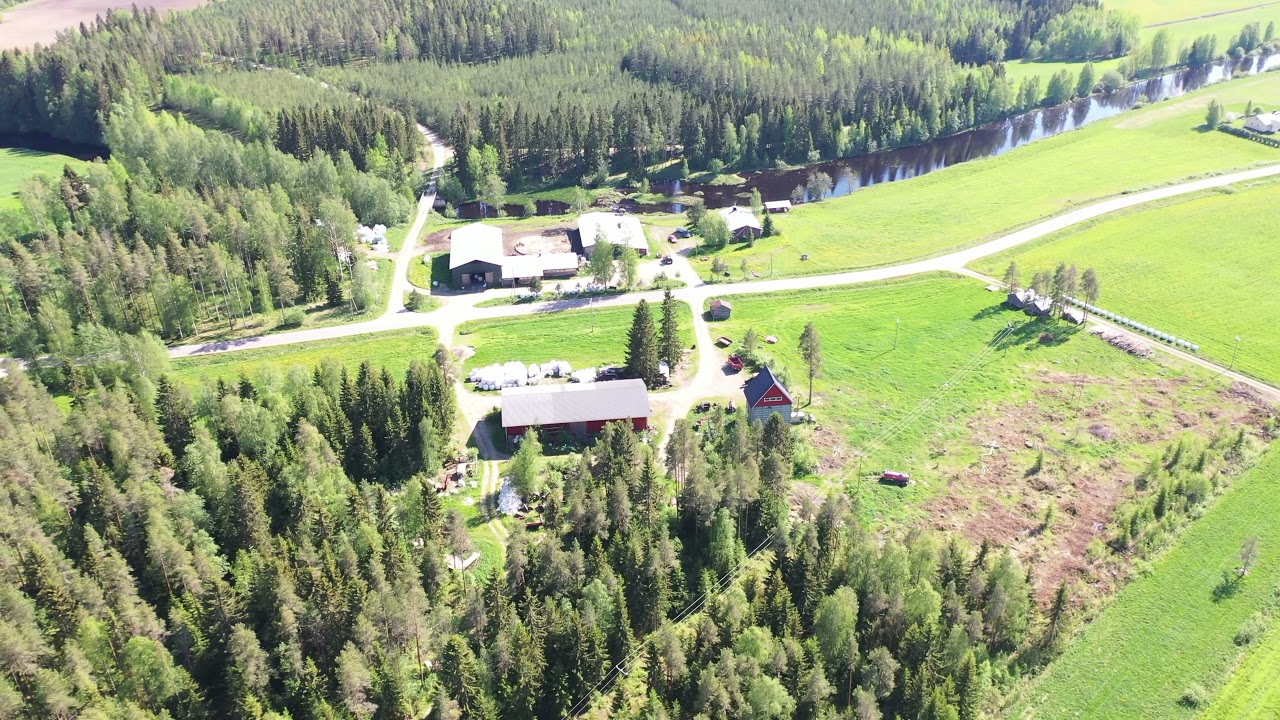 Osa 6. Vetelin kylät: Haukilahti, Tikkakoski ja Haukkaharju ilmasta kuvattuna.