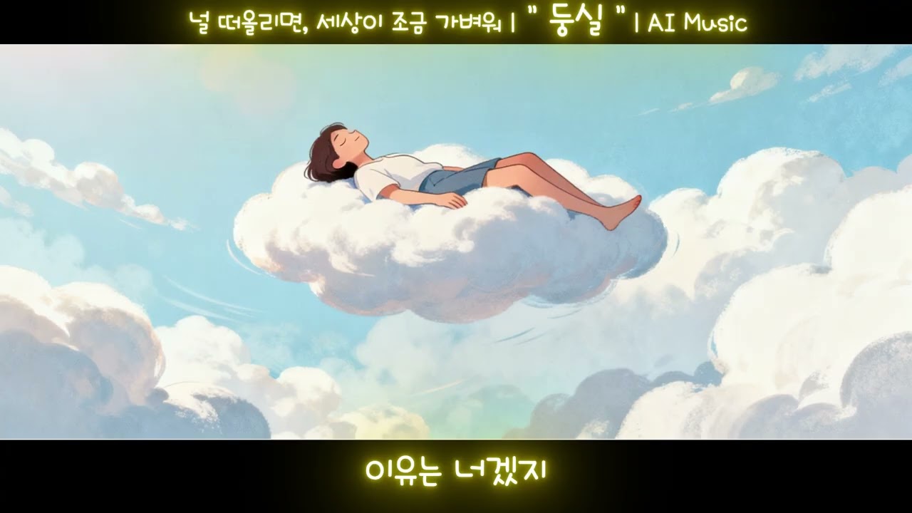 널 떠올리면, 세상이 조금 가벼워 | " 둥실 "♬ | AI Music