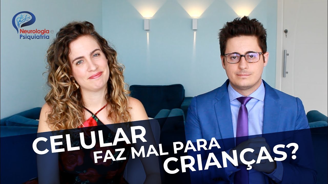Perigo do uso de celular, tablet e tv para as crian&ccedil;as. Psiquiatra e Neurologista alertam