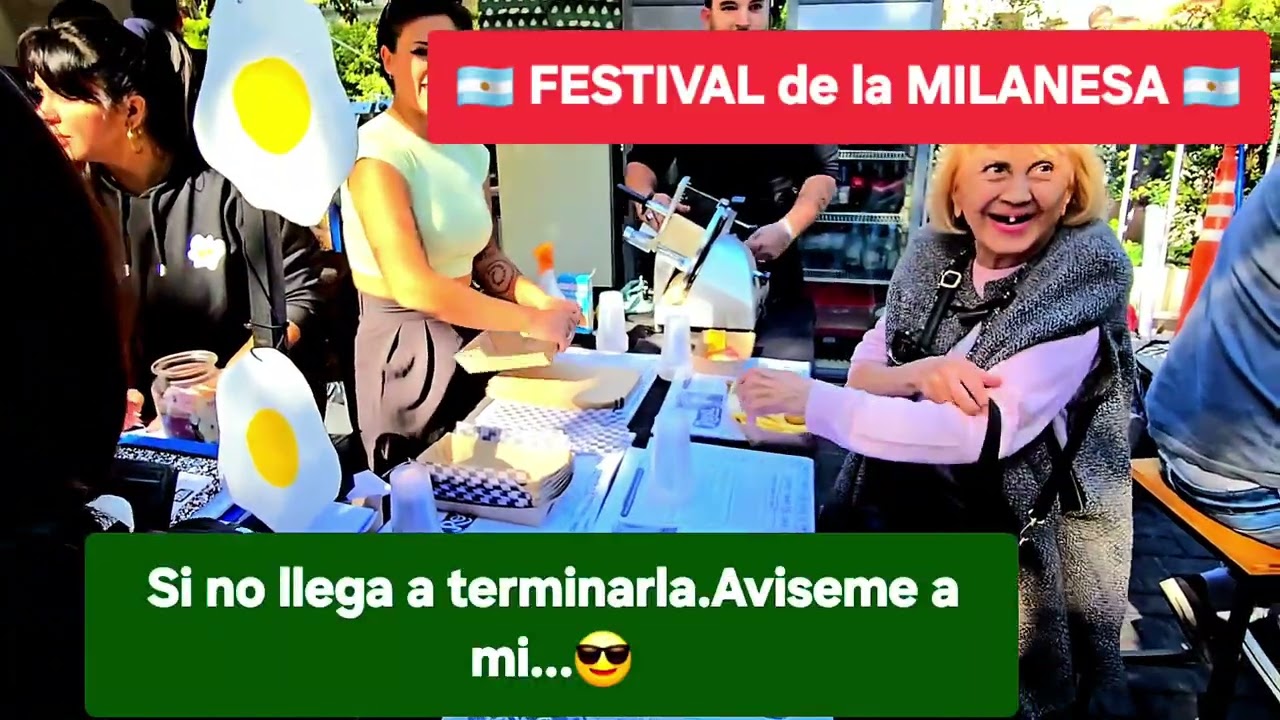 #food FESTVAL de la MILANESA😎🇦🇷suscribi🥪te