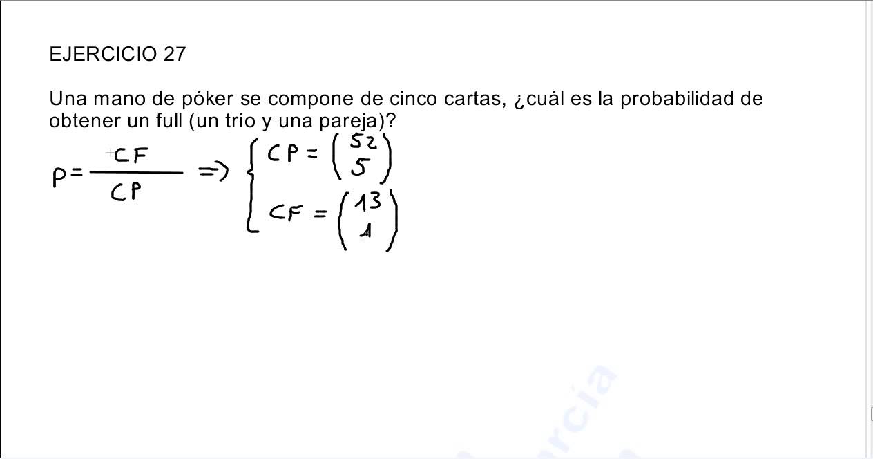 PROBABILIDAD (19), PROBABILIDAD, EJERCICIO 27