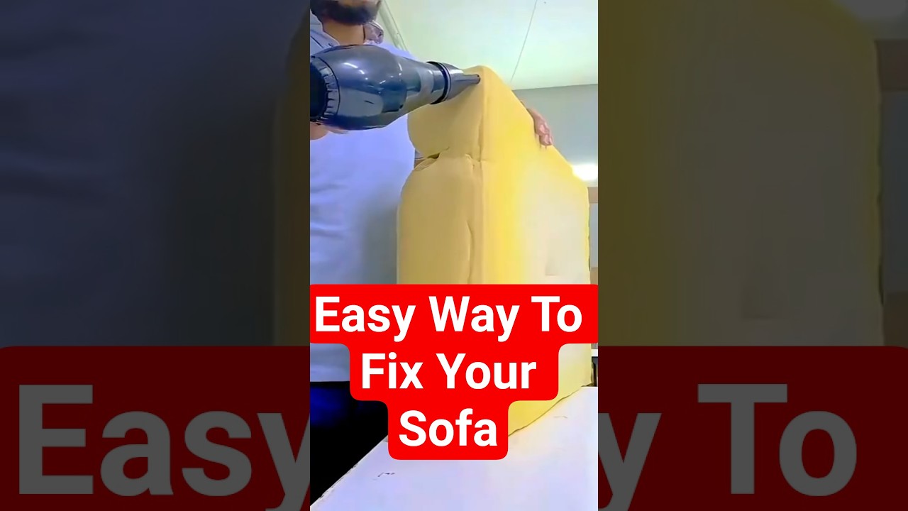 Restoring Seat Sofa Cushion #diy  #repairing #homedecor #remedies