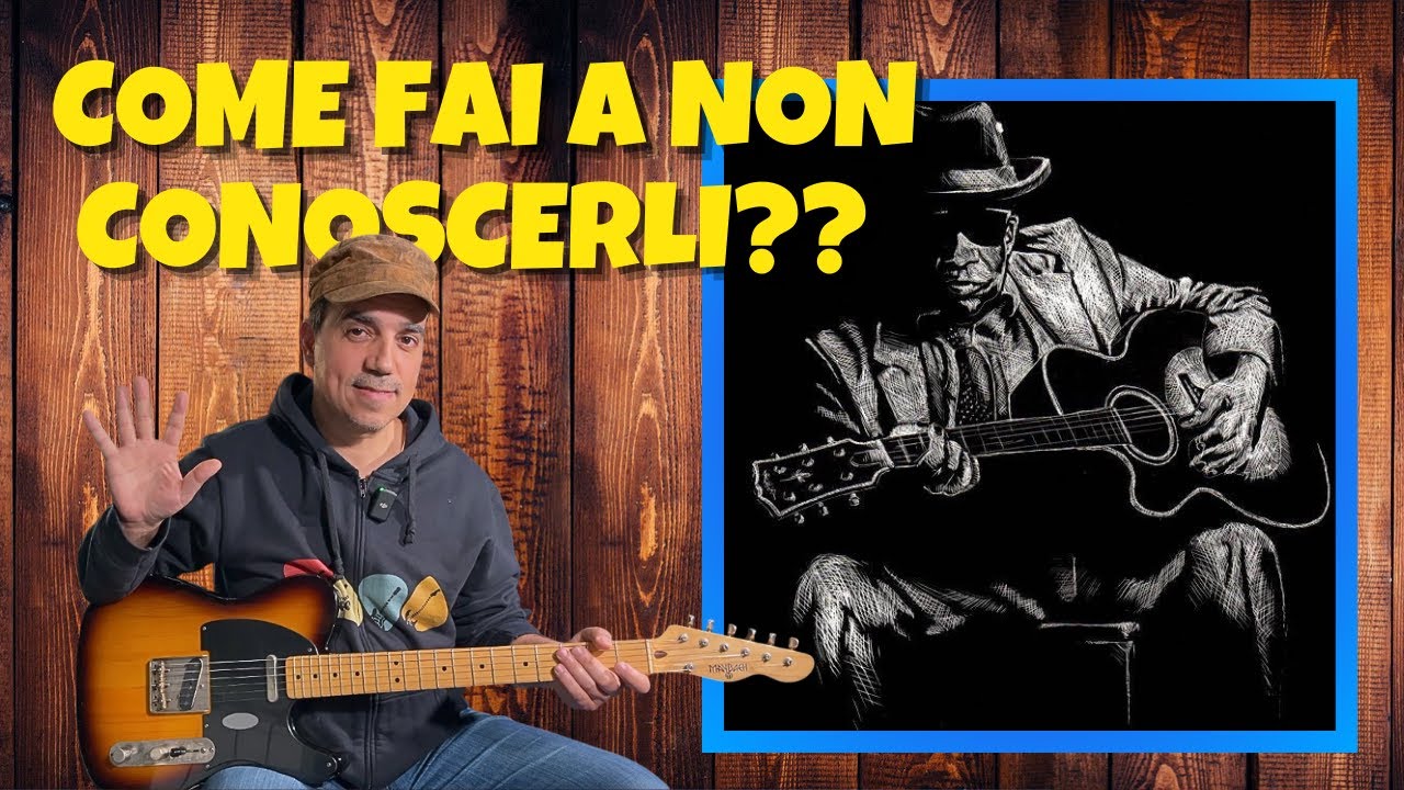 🎸5 Blues RIFF LEGGENDARI Che Ogni Chitarrista Dovrebbe Conoscere! 🎶