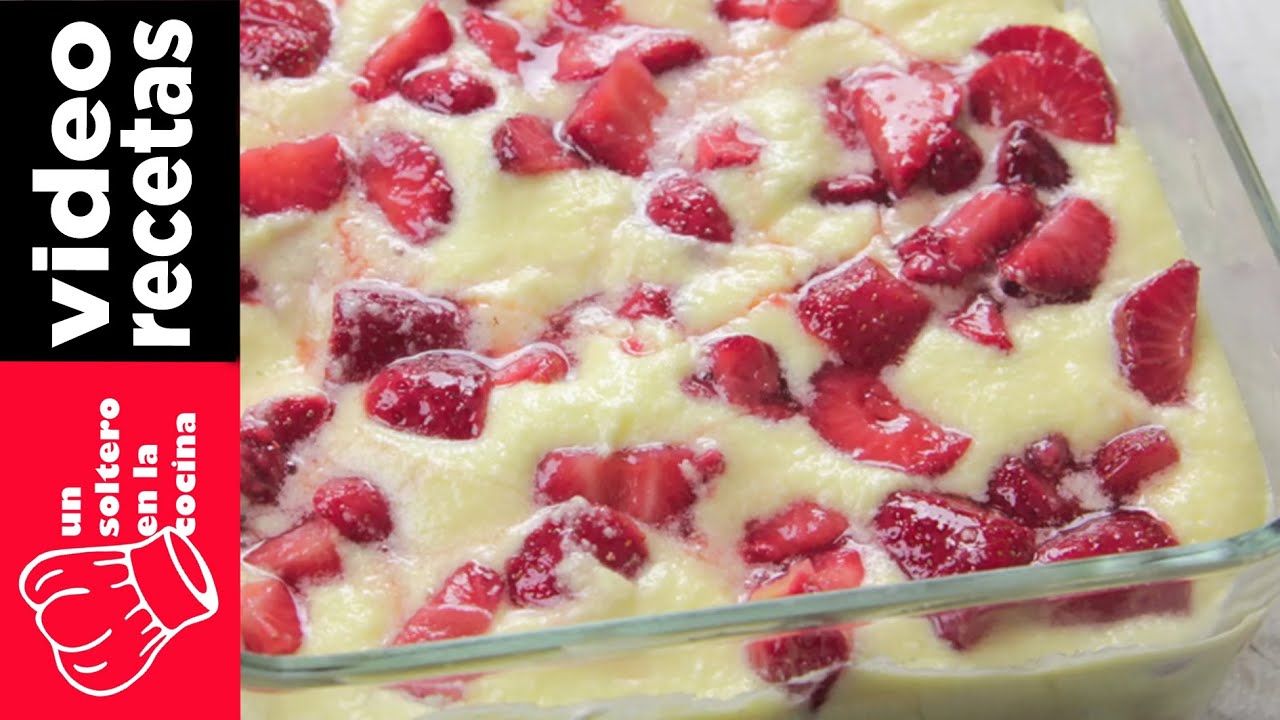 Tiramisú de fresas