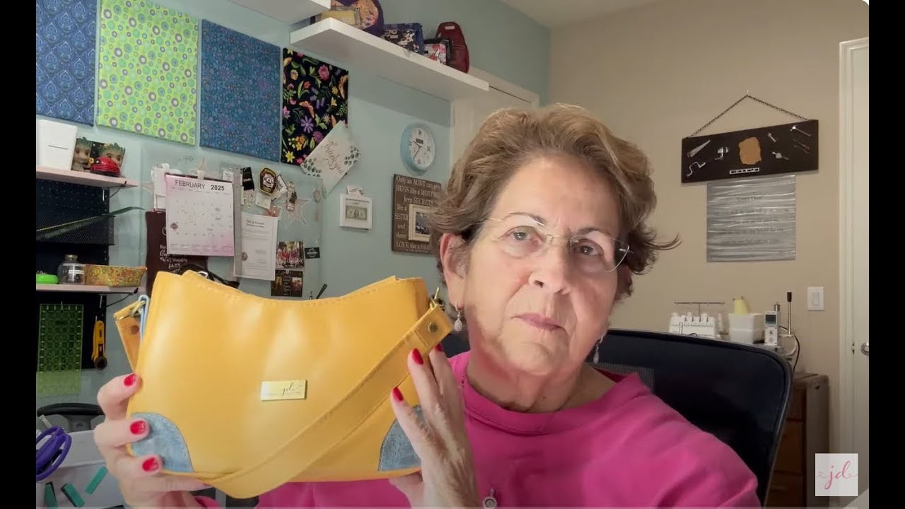 Making a Leather Annabelle Shoulder Bag pattern by Siah Swag