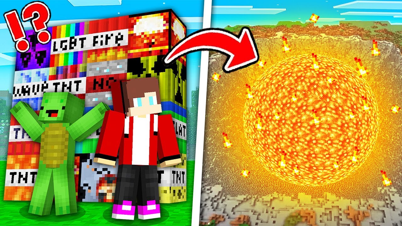 Mikey and JJ Found the Most Powerful TNT in Minecraft - Maizen