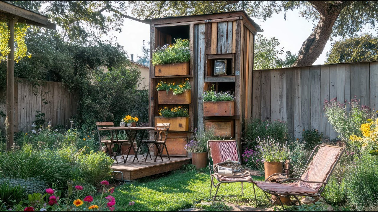 Create Outdoor Living Trends: A Lush Garden Sanctuary Focused On Texture And Rustic Elegance