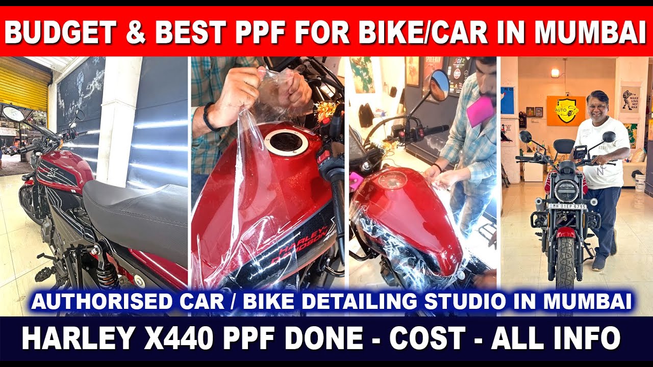 Harley X440 वर PPF केला ते पण Budget मध्ये | Budget PPF / ceramic for any Bike / Car in Mumbai |