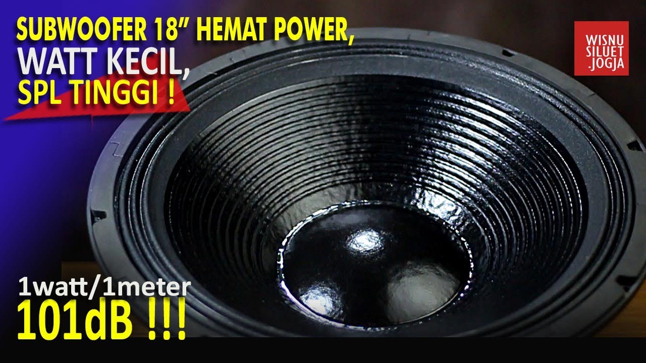 Komponen SUBWOOFER 18