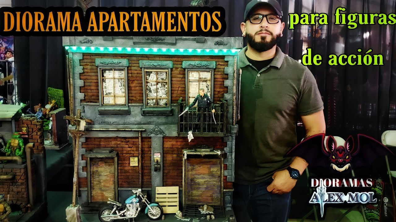 DIORAMA APARTAMENTOS PARA FIGURAS DE ACCIÓN