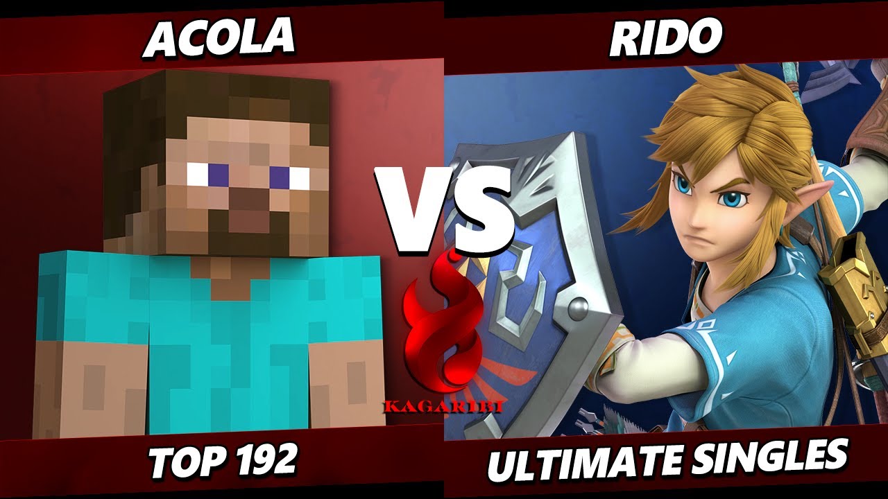 Kagaribi 9 - Acola (Steve) Vs. Rido (Link) SSBU Ultimate Tournament