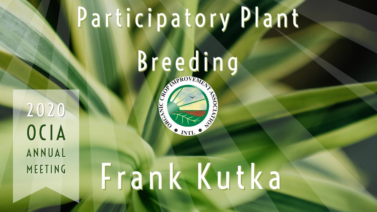 Participatory Plant Breeding - Frank Kutka