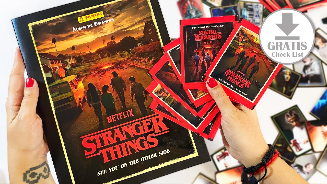 STRANGER THINGS 🚔🚲🏠 Álbum REVIEW Panini 📝GRATIS Check List