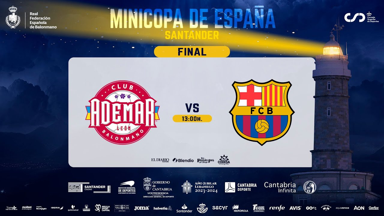 Minicopa de España 2023 | Final | ABANCA Ademar León 'A' : Barça Cadet 'A'