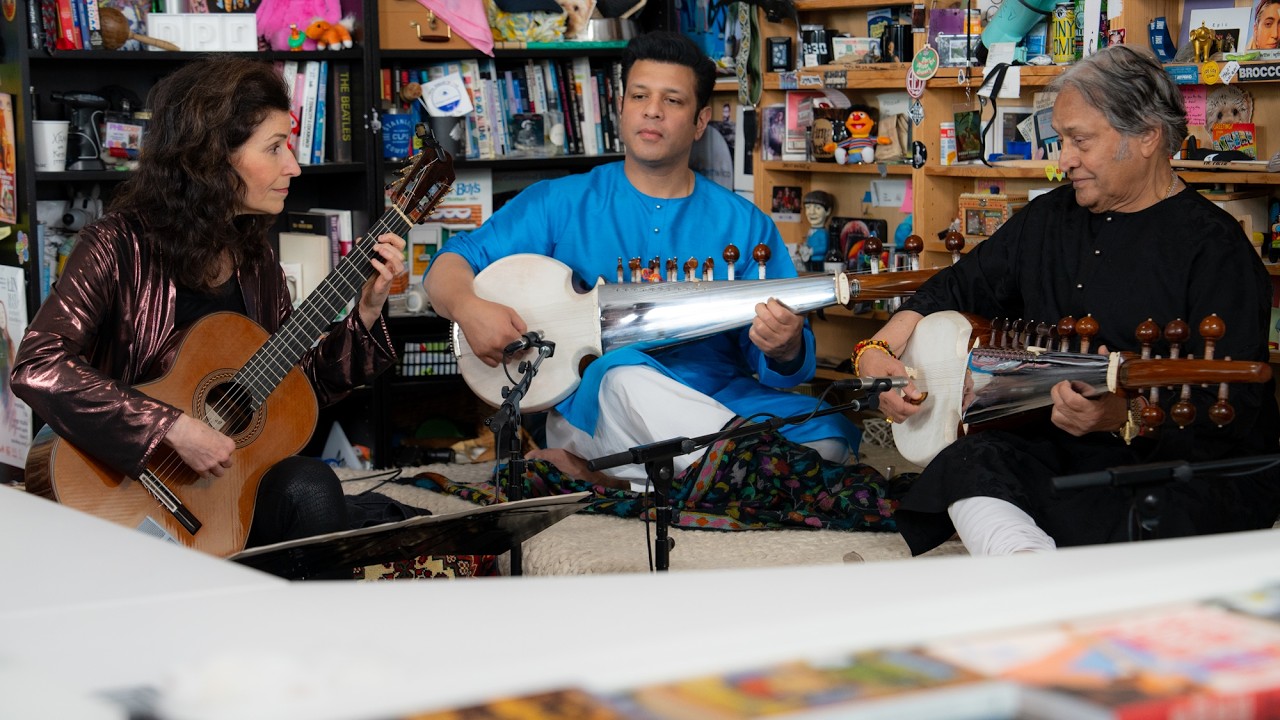 Sharon Isbin & Amjad Ali Khan's Strings for Peace: Tiny Desk Concert