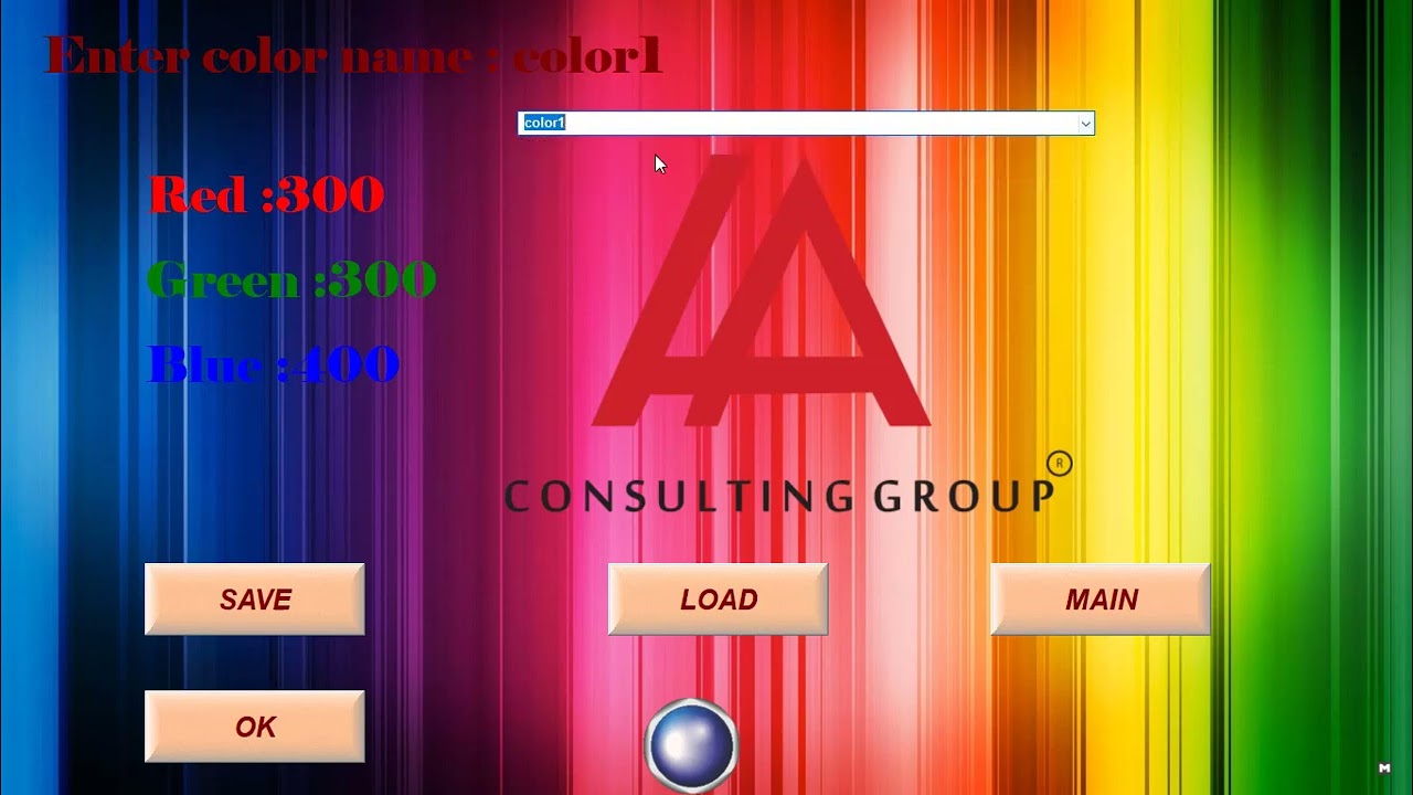 SCADA for color mixer machine #SCADA #Filling #اسكادا