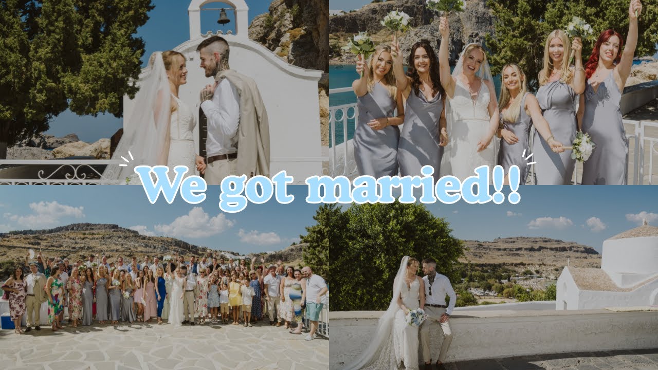 OUR WEDDING DAY | LINDOS, RHODES | 2025