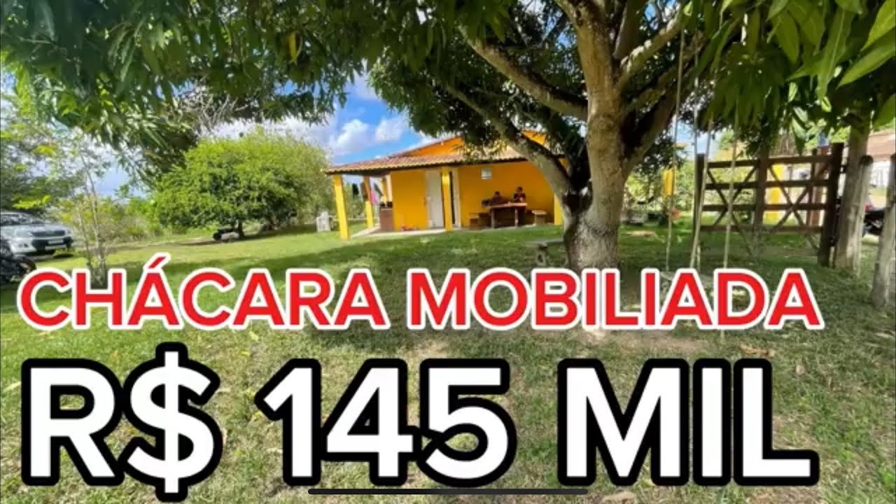 R$ 145 MIL CHÁCARA MOBILIADA MUNICÍPIO PEDRINHA SERGIPE 79999632431